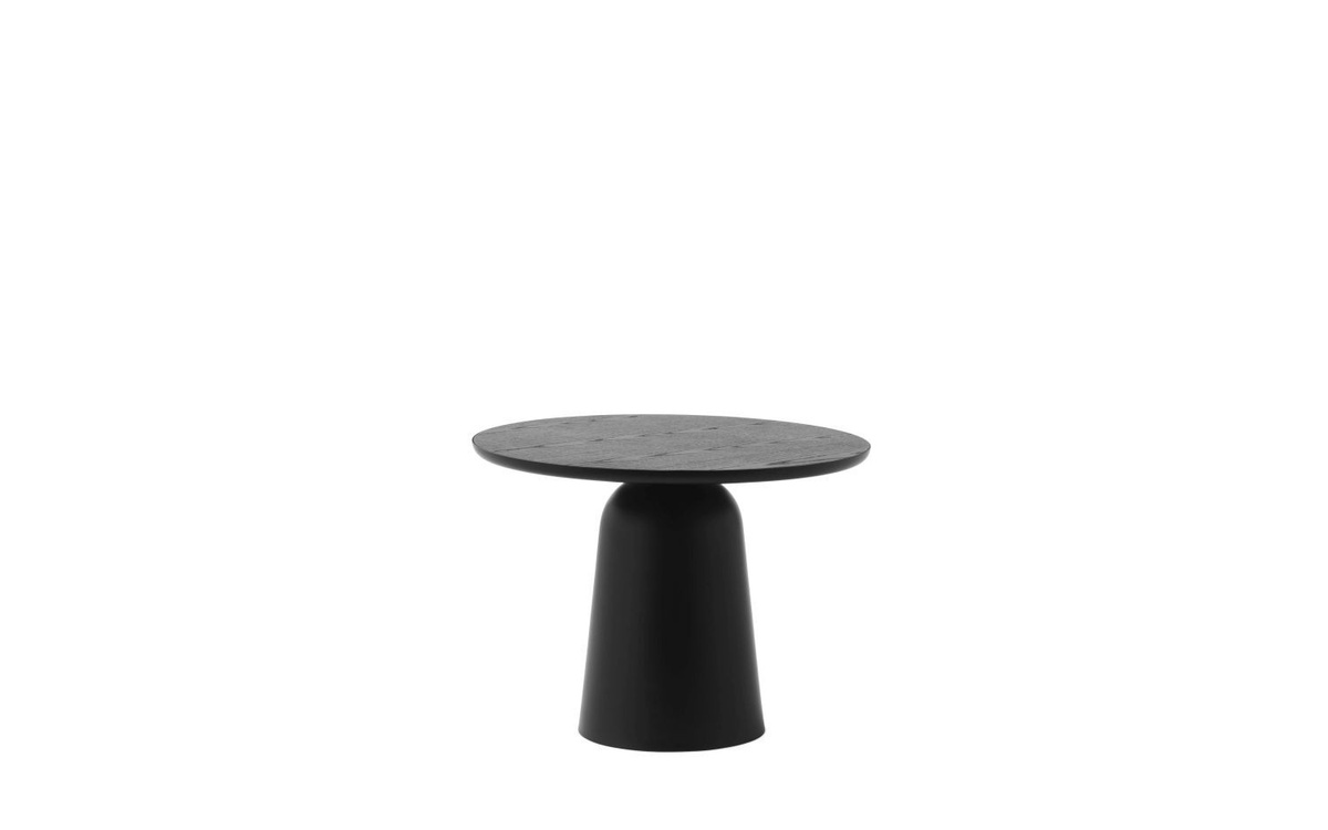 Normann Copenhagen Turn Couchtisch Schwarz mit drehbarer Platte und höhenverstellbarer Tischplatte, Höhe: 66,5 cm - Bild 2