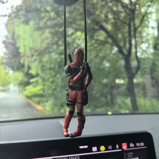 Marvel Deadpool Auto Rückspiegel Anhänger, Mini Modell, Actionfigur - Bild 1