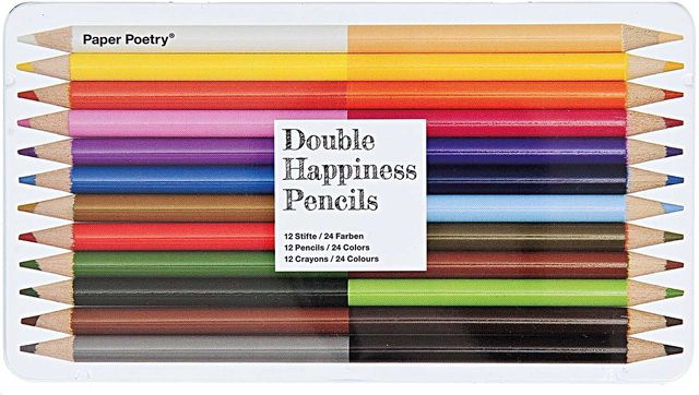 Rico Design Paper Poetry 2in1 Buntstifte im Metalletui, Multicolored - Bild 1