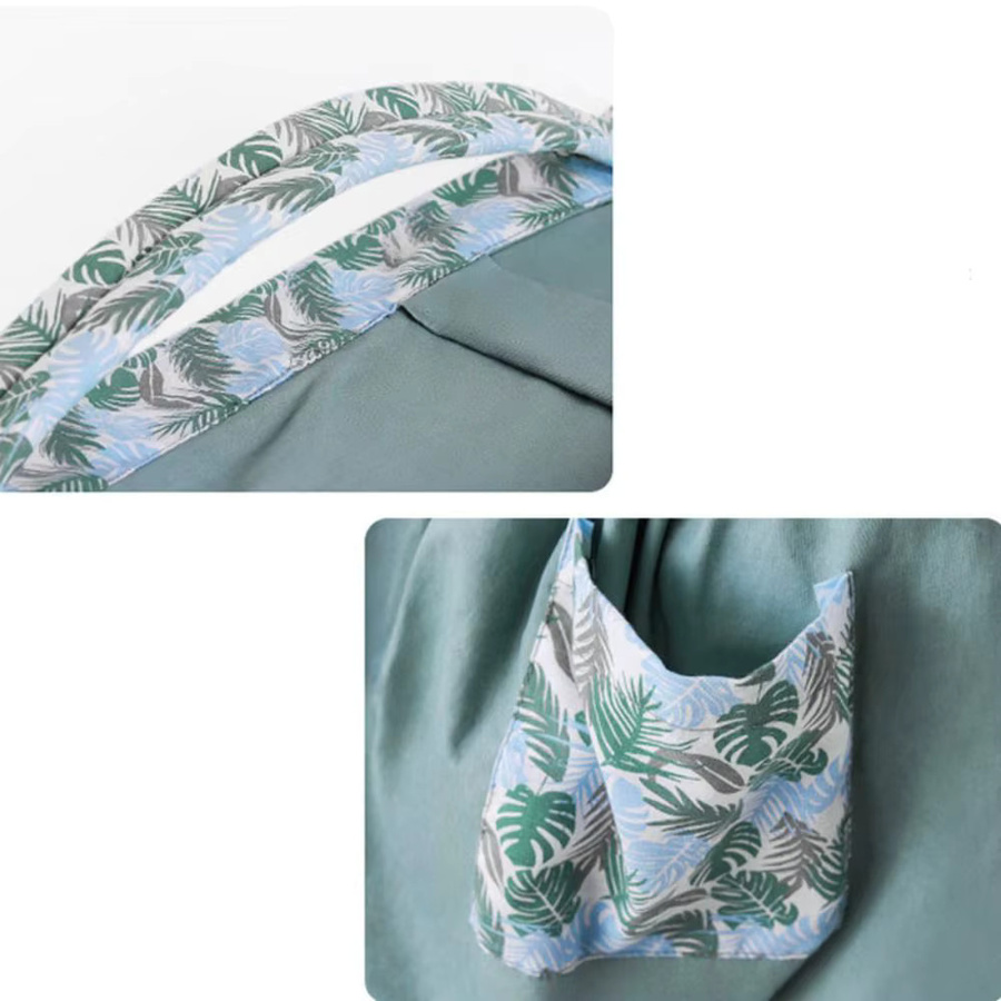 Baby Wrap Mesh Tragetuch für Neugeborene und Säuglinge bis 36 Monate mit drei Verwendungsmöglichkeiten und Stillfunktion - Bild 3