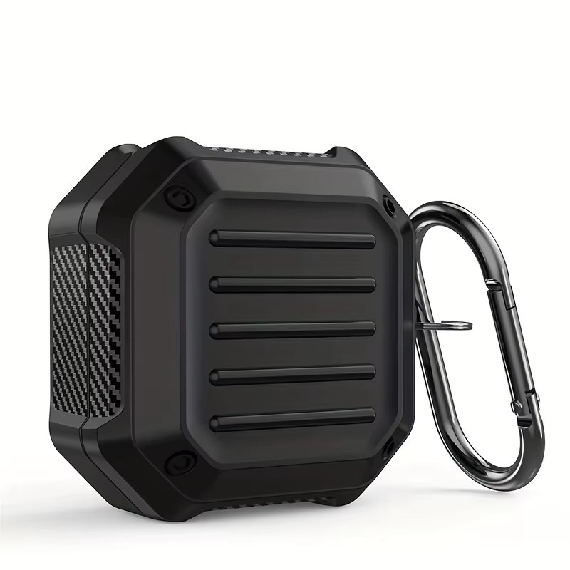 Samsung Galaxy Buds 2 Pro Schutzhülle aus TPU in Schwarz mit Schlüsselanhänger - Bild 2