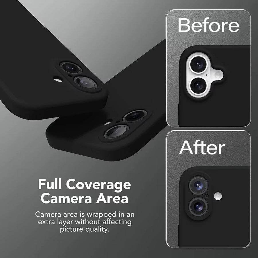 Luxus Silikon Schutzhülle für iPhone in Schwarz - Bild 4