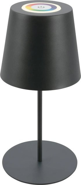 Brilo Akku Tischleuchte Kiki Touch RGB LED dimmbar Anthrazit B: 12 cm, H: 36 cm - Bild 1