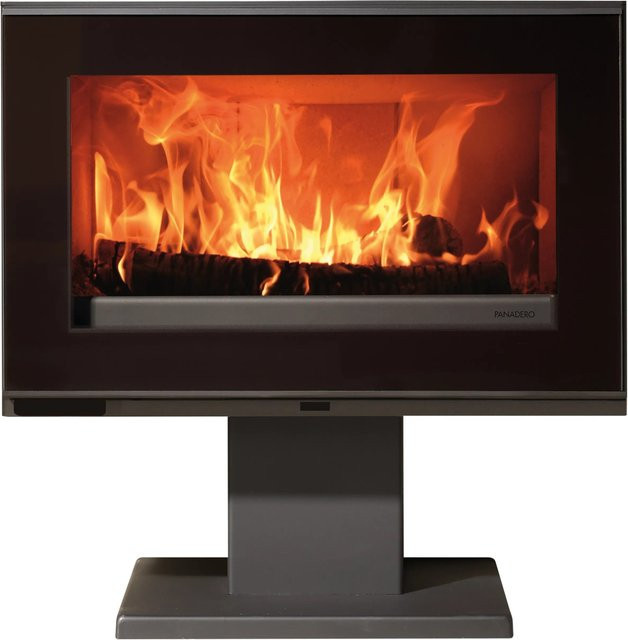 Panadero Maja-S Kaminofen aus Stahl in Schwarz Metallic mit 7 kW Leistung - Bild 1