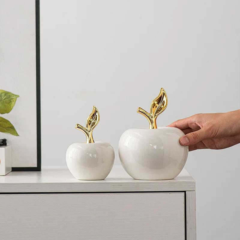 Yiran Furniture Apfel Keramik Ornamente im modernen nordischen Stil für dein Wohnzimmer - Bild 2