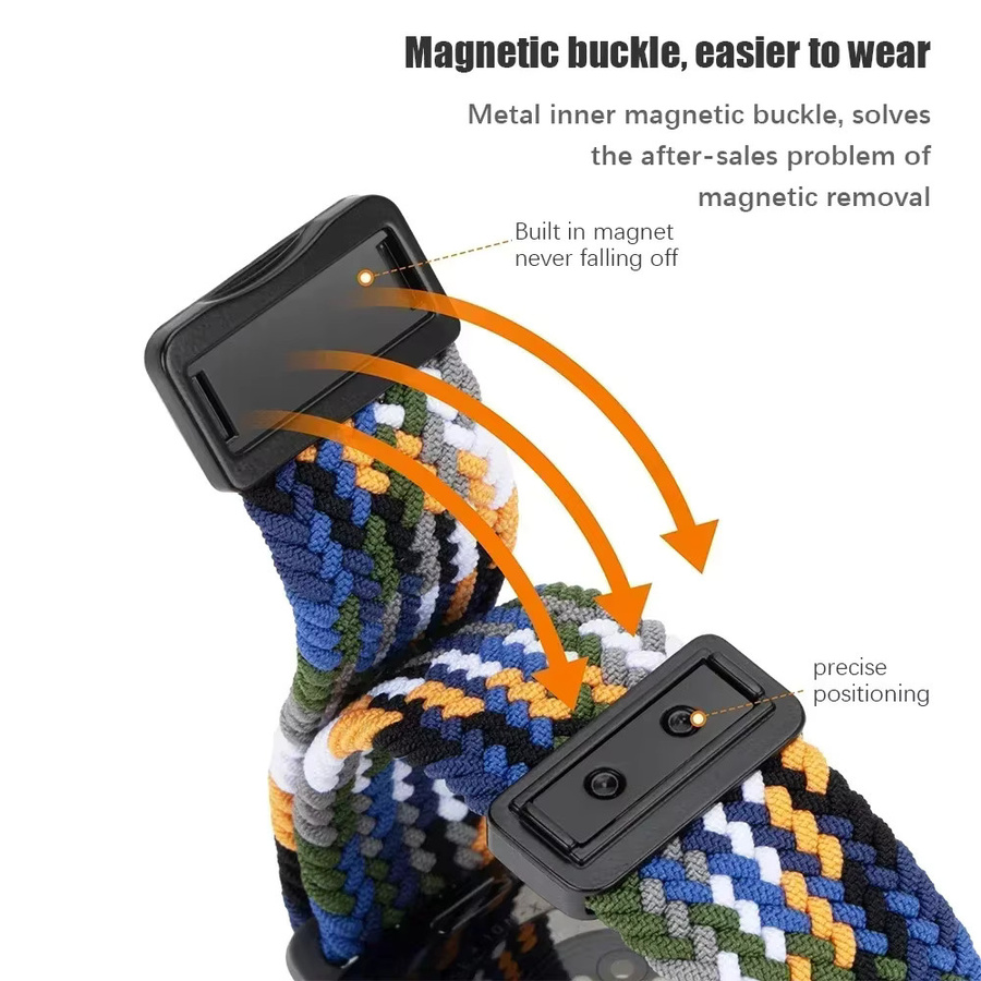 Garmin Uhrenarmband, Magnetisches Nylonband, Multicolor, Unisex - Bild 4