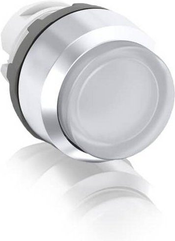 ABB MP4-31C Leuchtdrucktaster in Weiß IP66 B: 28 mm, H: 11,5 mm - Bild 1