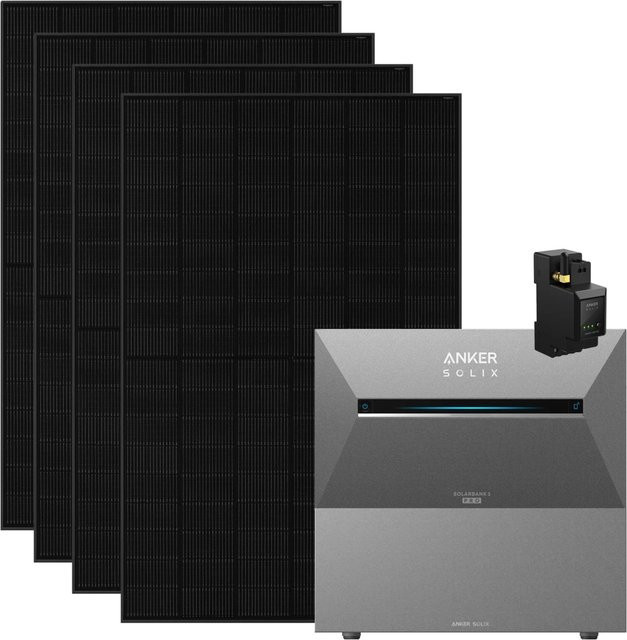 Anker SOLIX Solarbank 3 Pro 1.820 W Balkonkraftwerk mit 1 BP2700 in Schwarz und Grau - Bild 1