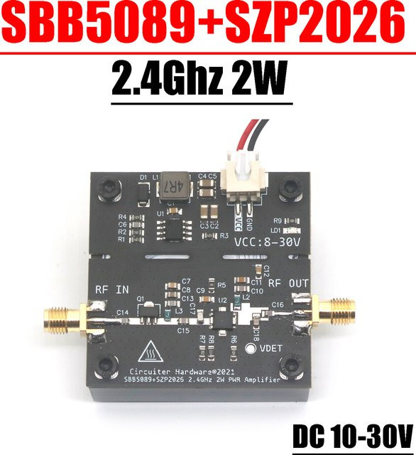 SBB5089 SZP2026 RF Power Verstärker für 2,4 GHz WIFI und Bluetooth in Schwarz - Bild 1