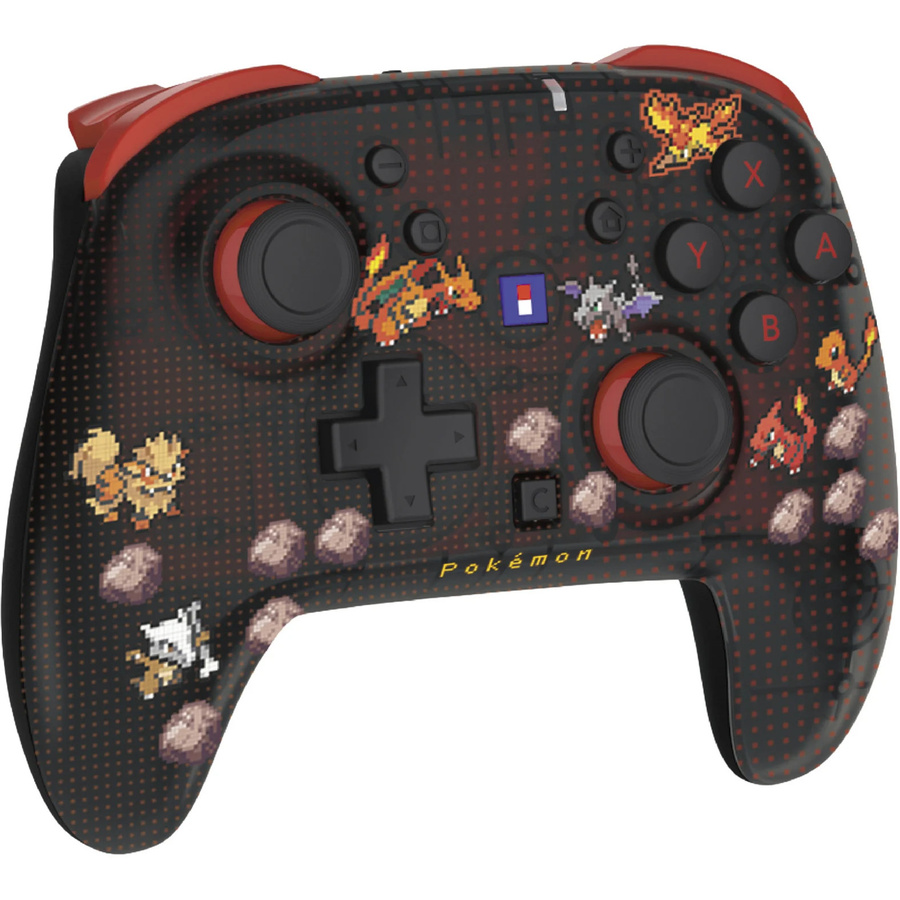 HORI Wireless HORIPAD Turbo Gamepad für Nintendo Switch in Pixel Rot Multicolor Transparent - Bild 1