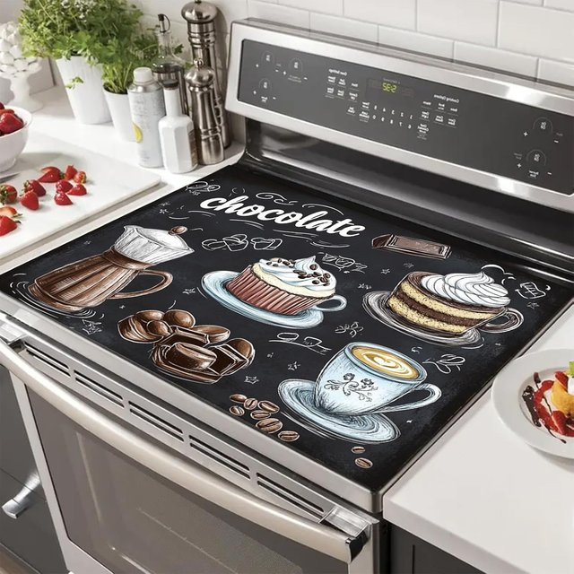 VIKAMA Kaffeemaschinenmatte in Schwarz, Saugfähige und rutschfeste Matte als Arbeitsplattenschutz und Abtropfgestell - Bild 1