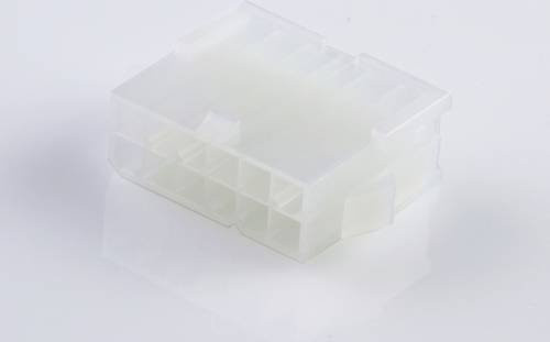 Molex Buchsengehäuse-Kabel 12-polig in Weiß mit 4,2 mm Rastermaß - Bild 1