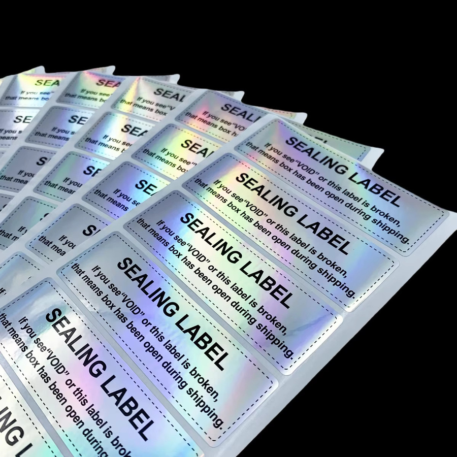 Reißfeste Versiegelungsetiketten als manipulationssichere Einwegaufkleber für Geschenkboxen und kommerzielle Verpackungen, 50 Stück - Bild 5