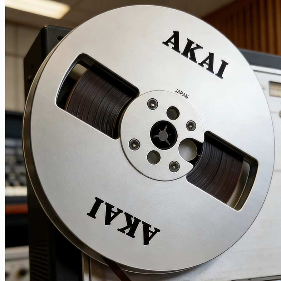 Aluminium-Leerspule für AKAI, TEAC und REVOX Rollenrecorder, Farbe: Silber, Durchmesser: 7 Zoll, Breite: 1/4 Zoll - Bild 2