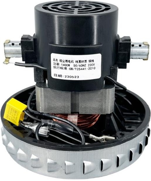 Staubsaugermotor 1400W für Heim- und Gewerbenutzung in Grau mit 130mm Durchmesser - Bild 1