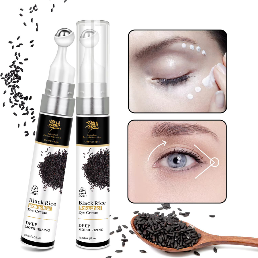 aoao Black Rice Bakuchiol Augencreme mit Kollagen und Hyaluronsäure - Bild 4