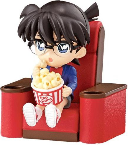 BANDAI Detective Conan Edogawa Kudo Shinichi Actionfigur, Schwarz - Bild 1