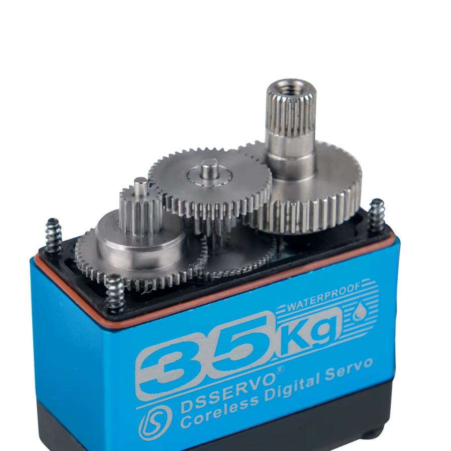 wishiot Digitaler Servo-Kernlosmotor, Stahlgetriebe, Metall, Zubehör - Bild 5