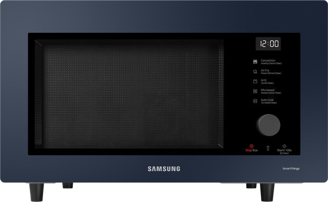 Samsung Bespoke Kombi-Mikrowelle mit Grill und Heißluft, 32 l, 900 W, Blau - Bild 1