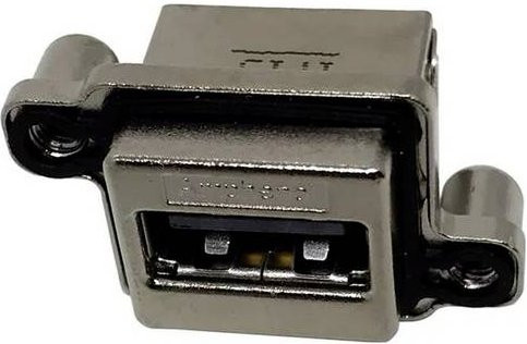 Amphenol MUSBRA11141 USB-A Adapter in Silber - Bild 1
