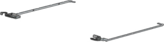 HP Notebook-Ersatzteil Scharnier in Silber (905762-001) - Bild 1