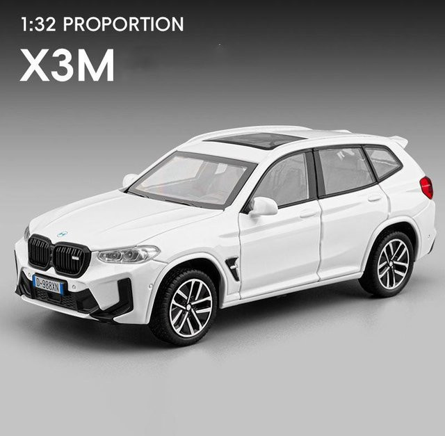 X3M X3 SUV 2025, Spielzeugauto Modell, 1:32, Metall, Weiß, ab 18 Jahre - Bild 1