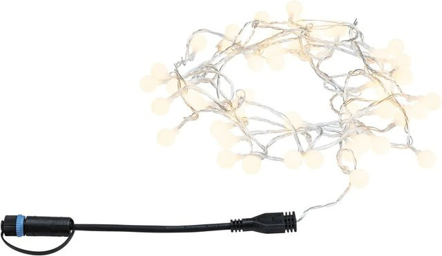 Paulmann Plug & Shine LED-Lichterkette für Garten und Außenbereich, Warmweiß, Schwarz, IP44, dimmbar und erweiterbar - Bild 1