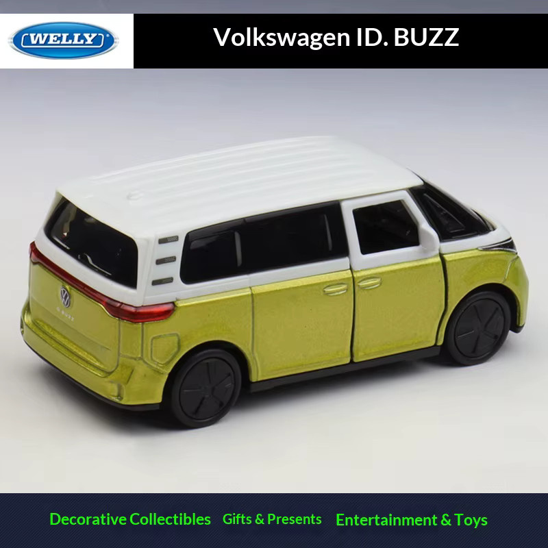 WELLY Volkswagen ID. Buzz, Pull-Back Modell, 1:36, aus Druckgusslegierung - Bild 2