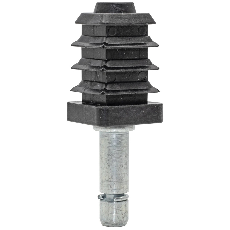 Wagner Stift und Vierkanthülse SV aus verzinktem Stahl und Kunststoff in Schwarz, B/T: 17 x 17 mm, 2 Stück - Bild 2