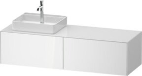 Duravit Waschtischunterschrank White Tulip in White Glossy, B/T: 160 x 55 cm - Bild 1