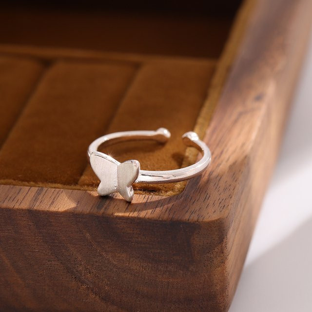 GaGa-Duck Ring, 925 Silber, Schmetterling, Damen - Bild 1