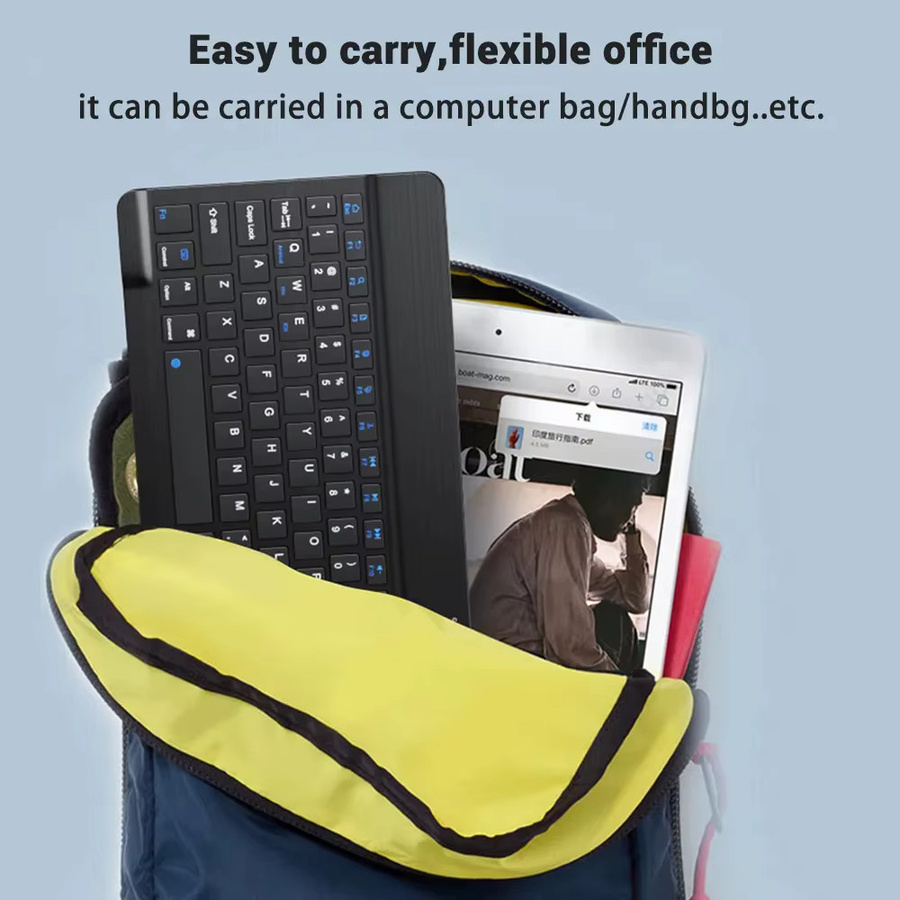 MicroData Bluetooth Tastatur und Maus Set in Schwarz für iOS, Android und Windows - Bild 5