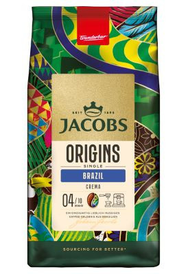 Jacobs Krönung Origins Brazil, Bohnenkaffee, ganze Bohnen, 1 kg - Bild 2