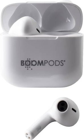 Boompods Bassline Compact In-Ear Bluetooth Kopfhörer Weiß mit Klang-Personalisierung und Touch-Steuerung - Bild 1