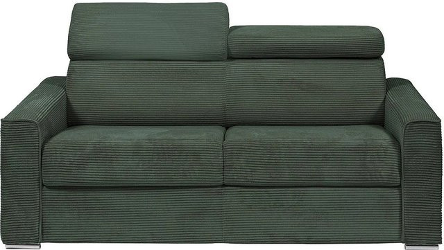 Vente-unique Schlafsofa Vizir in Grün mit Polsterung und modernem Design - Bild 1