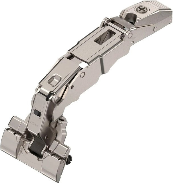 Blum Clip Top Blumotion 0-Einsprung-Scharnier mit Feder Inserta, 165 Grad, Gerade, Nickelplattiert - Bild 1