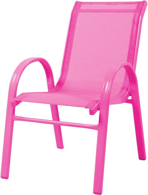Kinderstuhl Glenoma in Blau, Grün und Pink, B/T/H: 36 x 36 x 58 cm - Bild 1