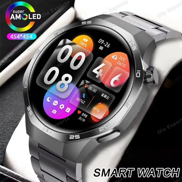 Ola Esporte Smartwatch, GPS, Bluetooth, Schwarz, Herren - Bild 1