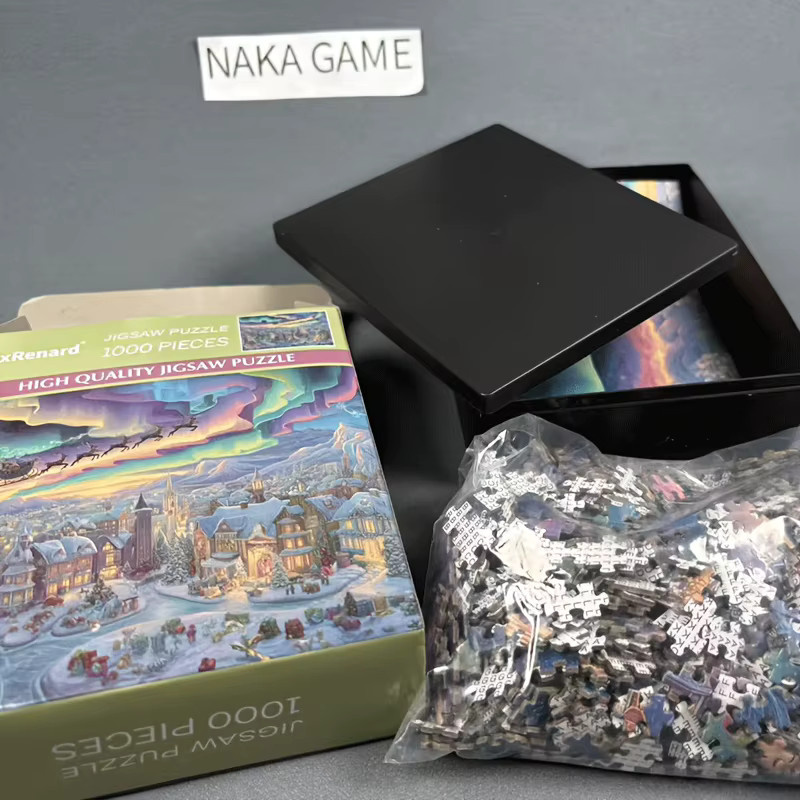 MaxRenard Weihnachts-Puzzle, Nordlichter, 1.000 Teile - Bild 2