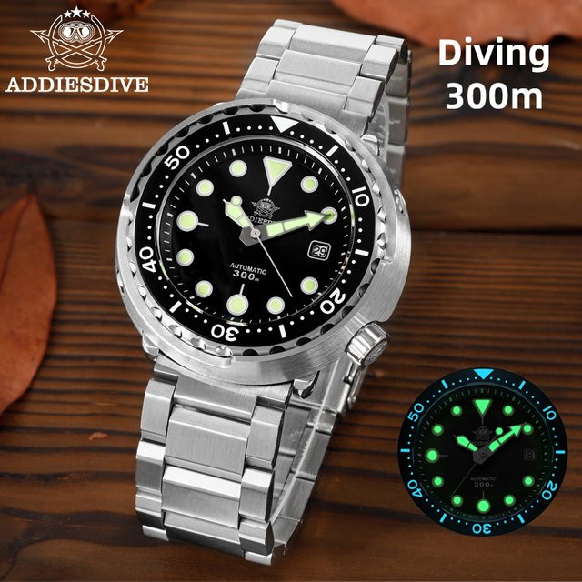 ADDIESDIVE2025 Taucheruhr, Automatik, Edelstahl, Saphirglas, Herren - Bild 1