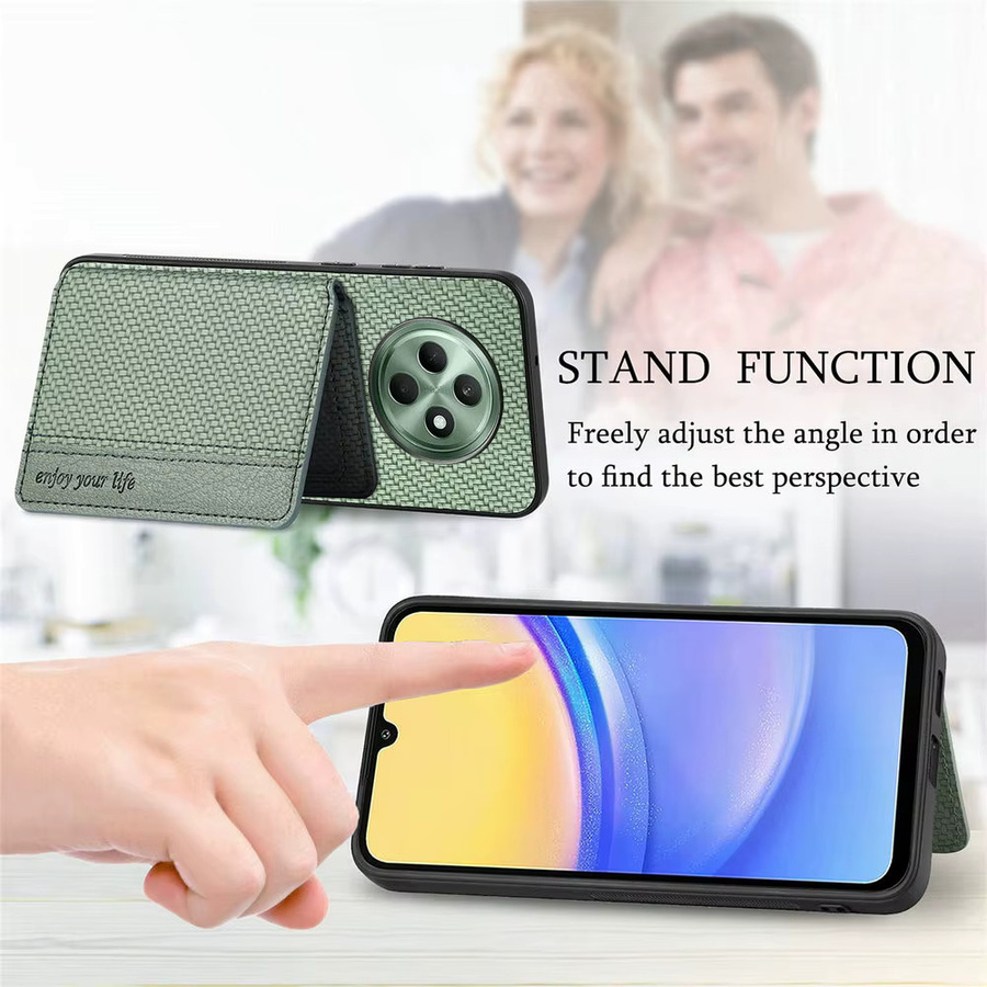 Lederhülle mit RFID-Schutz und 360 Grad Schutz für OPPO Reno 12 FS 13 14 15 16 5G in Blau und Grün - Bild 3