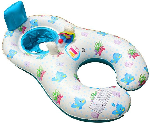 Doppel Person Schwimmen Kreis Aufblasbare Ring, Bunt / Mehrfarbig - Bild 1