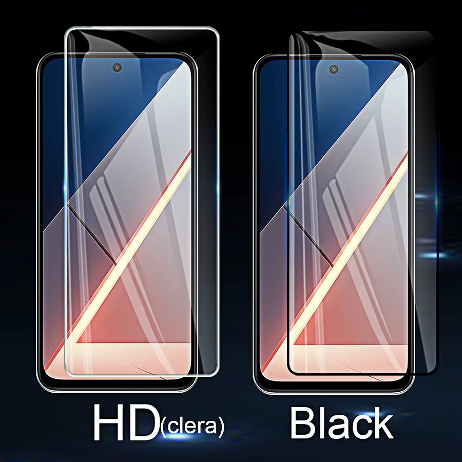 4er-Pack Displayschutzfolien aus gehärtetem Glas für Xiaomi Poco M7 4G und M7 5G, transparent, vollständige Abdeckung - Bild 2