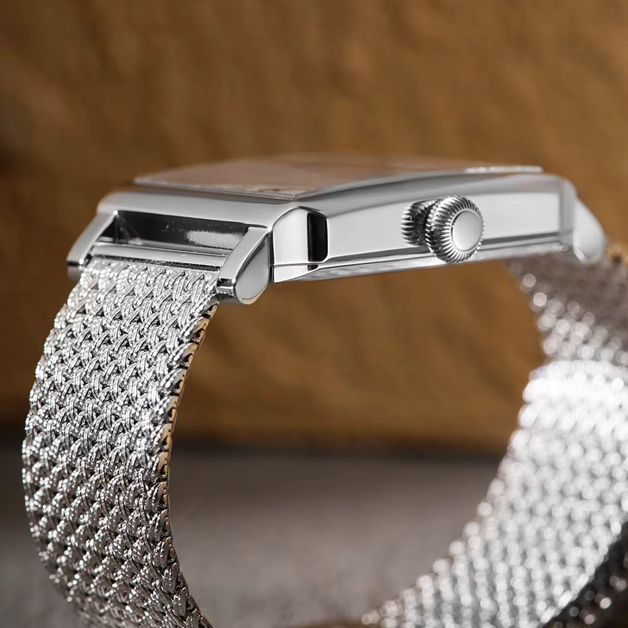 FARASUTE Armbanduhr Edelstahl, Handaufzug, Saphirglas, Schwarz, Herren - Bild 6