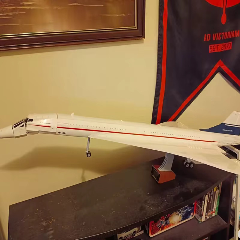 Airbus Concorde Baustein-Set, Überschallflugzeug, 2083 Teile, ab 14 Jahren - Bild 4
