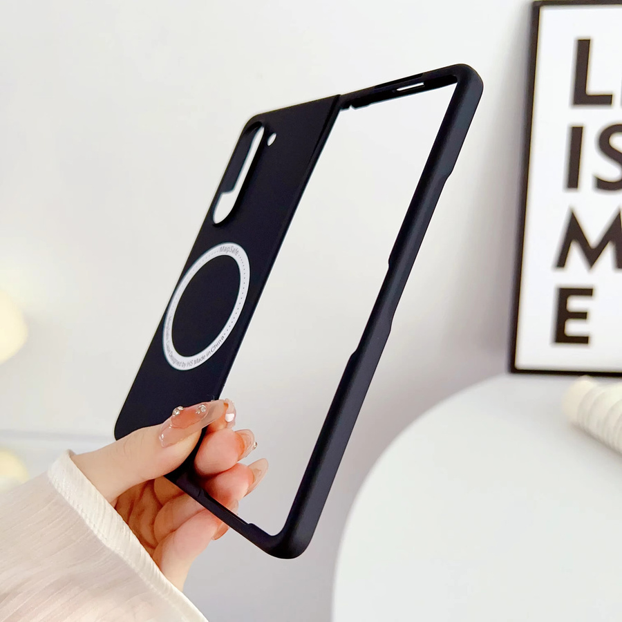 Magnetische Stoßfeste Kunststoff Schutzhülle für Samsung Galaxy Z Fold 6 5 4 3 5G in Purple - Bild 2