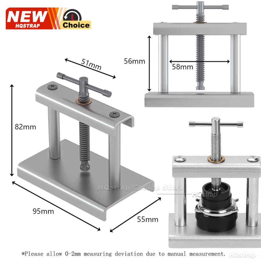 HQstrap Uhr Presse Set, Uhrmacher Werkzeug Kit, Metall - Bild 2