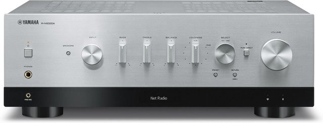 Yamaha R-N1000A Netzwerk-Receiver mit HDMI und Wi-Fi in Silber - Bild 1