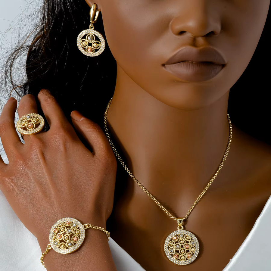 Schmuck-Set Diana baby, 18K Gold überzogen, Bunt, Perle, Damen - Bild 3