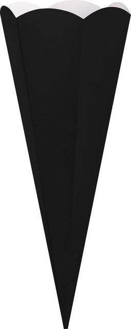 Schultüten-Zuschnitt in Schwarz - Bild 1